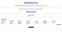 Tablet Screenshot of bangladeshpost.com
